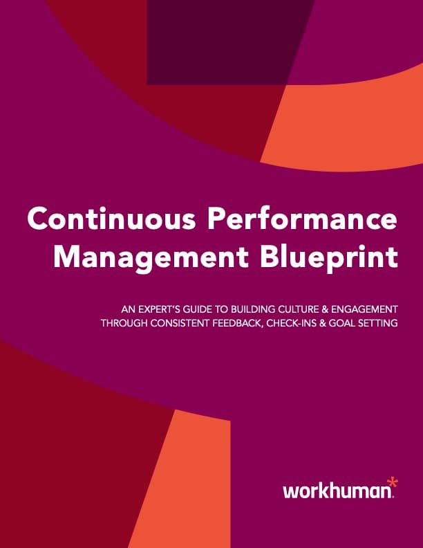 Cover for the report, "Continuous Performance Management Blueprint"