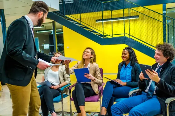 senior leaders review job descriptions for career development of each team member