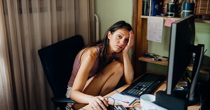 remote heads-down work model has the potential for burnout