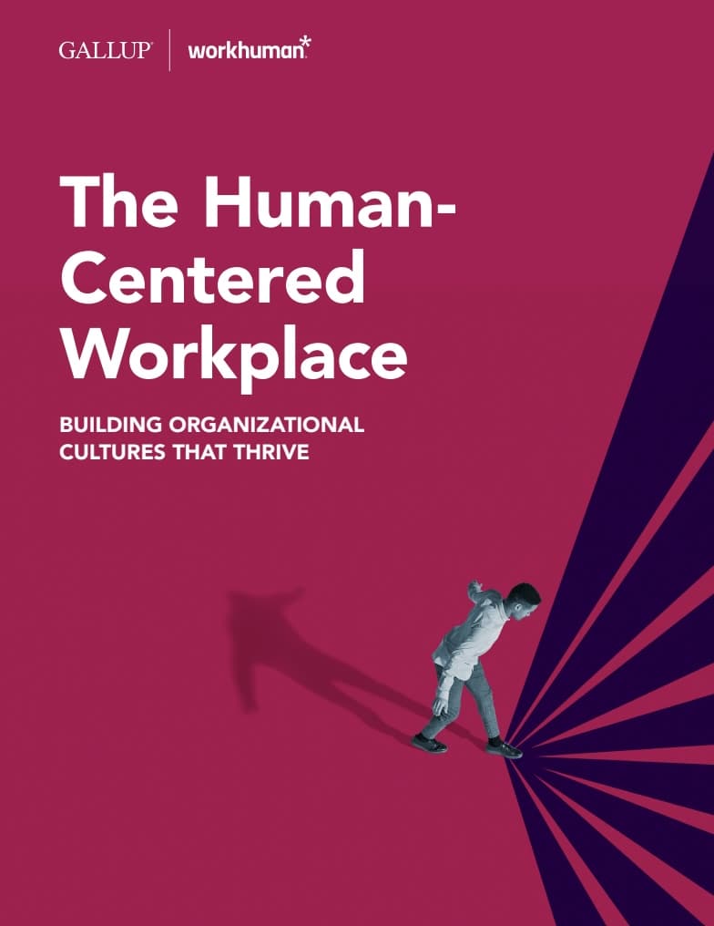 PDF cover image for The Human-Centered Workplace: Building Organizational Cultures That Thrive - Gallup Report
