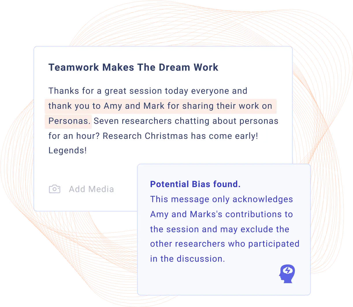 Teamwork makes the dream work