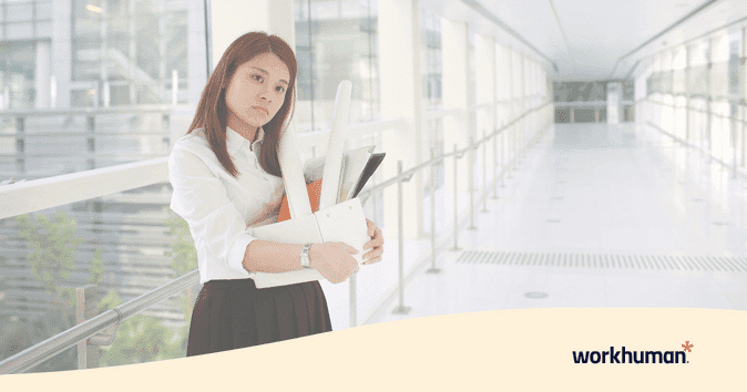 employee leaving their work