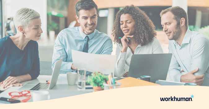 team discussing how to change organizational culture