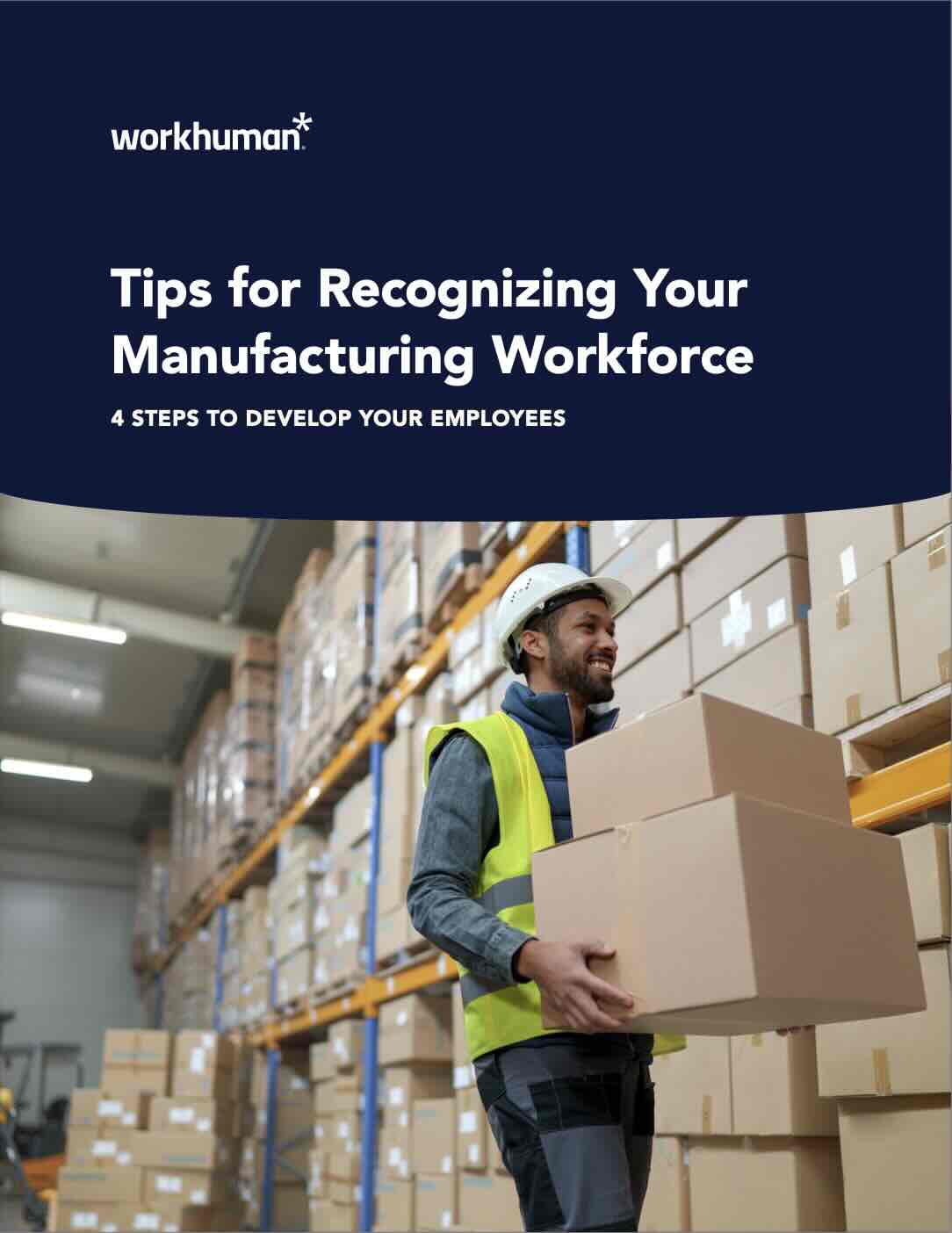 Cover image for, "Tips for Recognizing Your Manufacturing Workforce" report