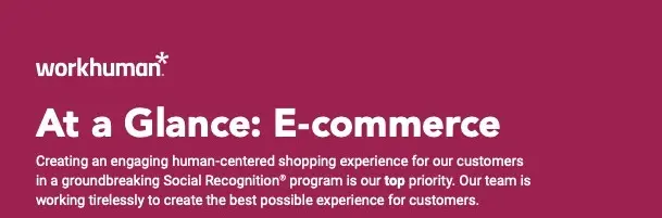 EMEA_Feature Brief: E-commerce Experience at Workhuman_CoverImage