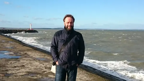 Brian by the water