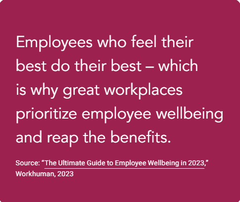 Workplaces must prioritize employee well-being
