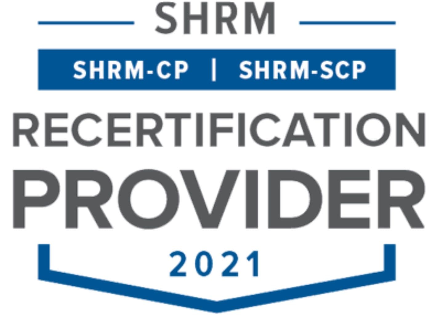 SHRM Recertification Provider seal