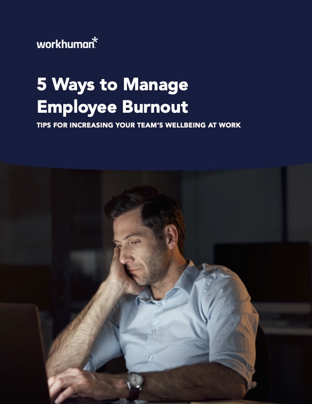 cover for the report "5 Ways to Manage Employee Burnout"