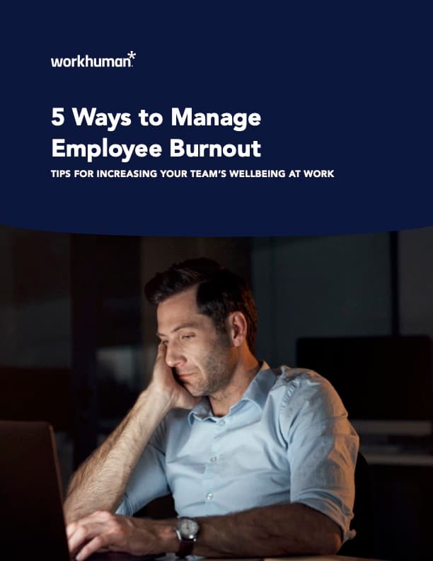 cover for the report "5 Ways to Manage Employee Burnout"