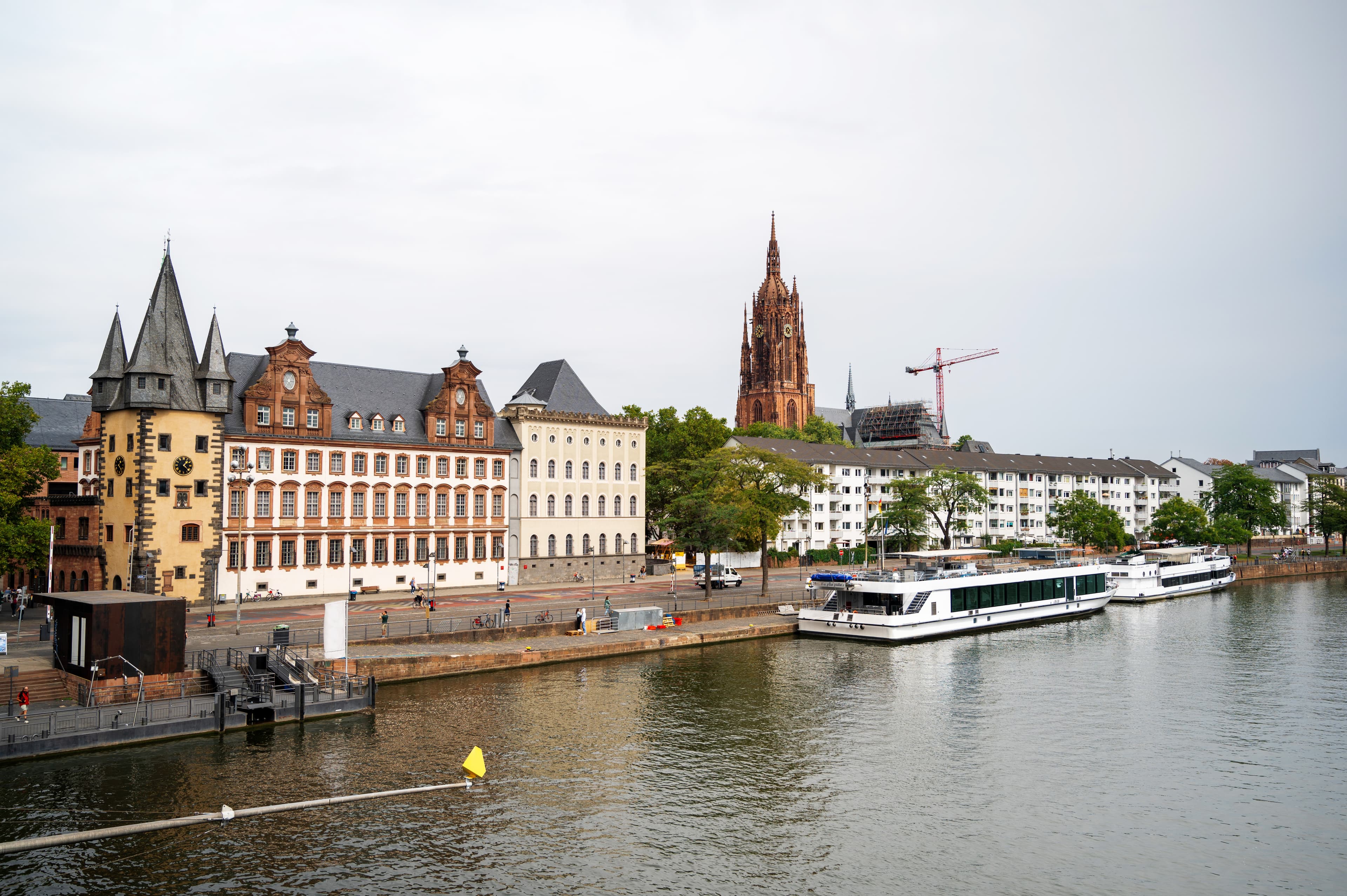 a german town on a riverbank