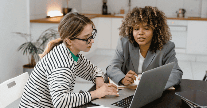 A female manager willing to practice accountability with your employees