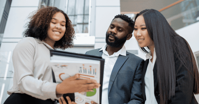 manager receiving feedback