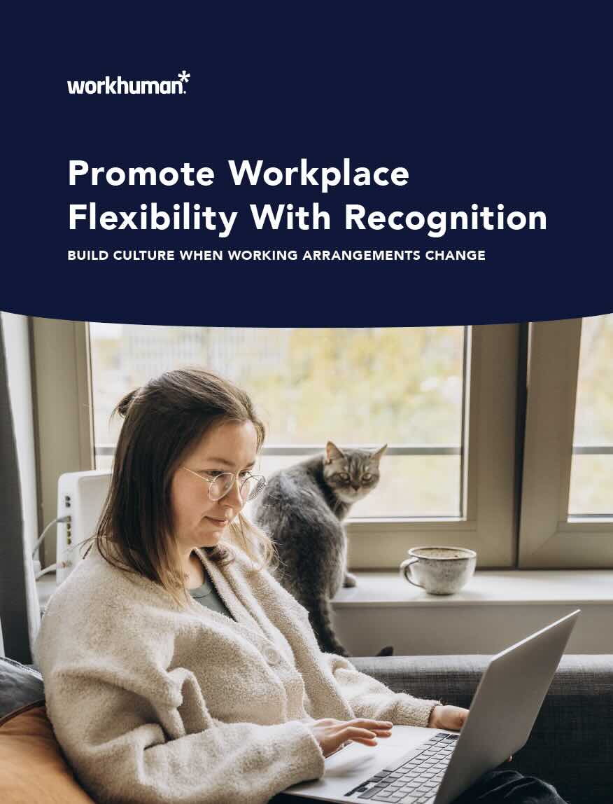 Cover image for, "Promote Workplace Flexibility With Recognition" report