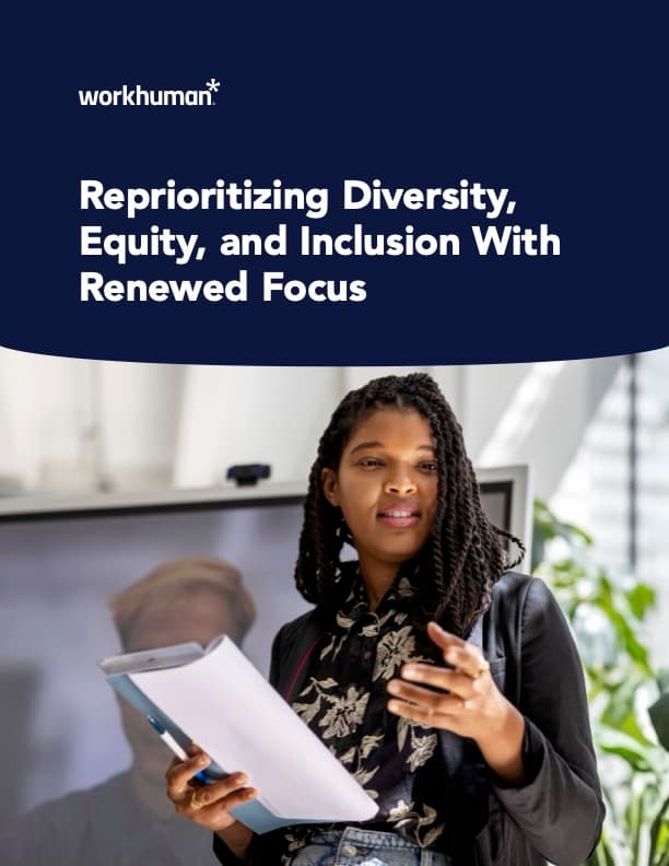 Reprioritizing Diversity Equity and Inclusion with Renewed Focus Gartner report cover image