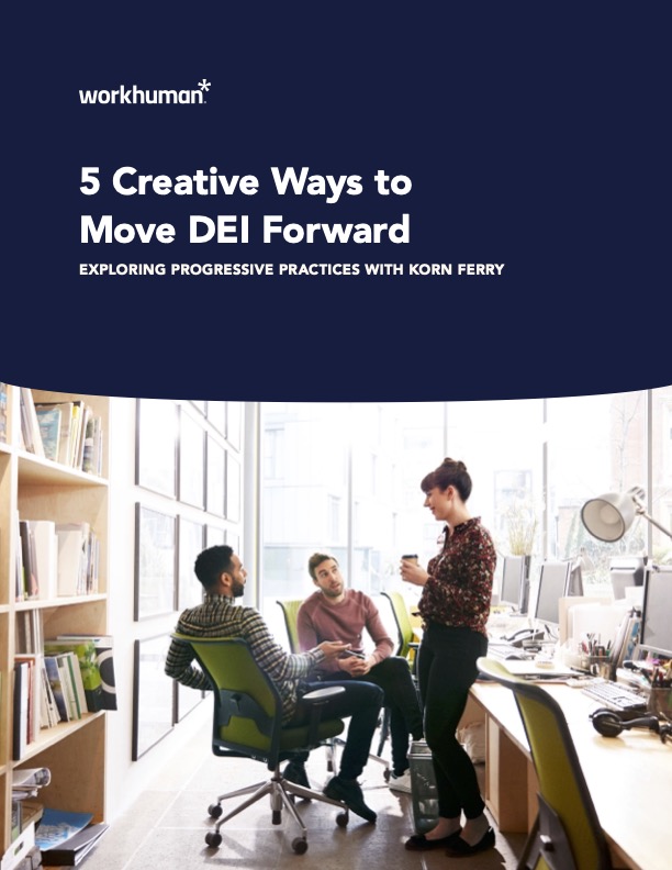 cover image for the "5 Creative Ways to Move DEI Forward" report