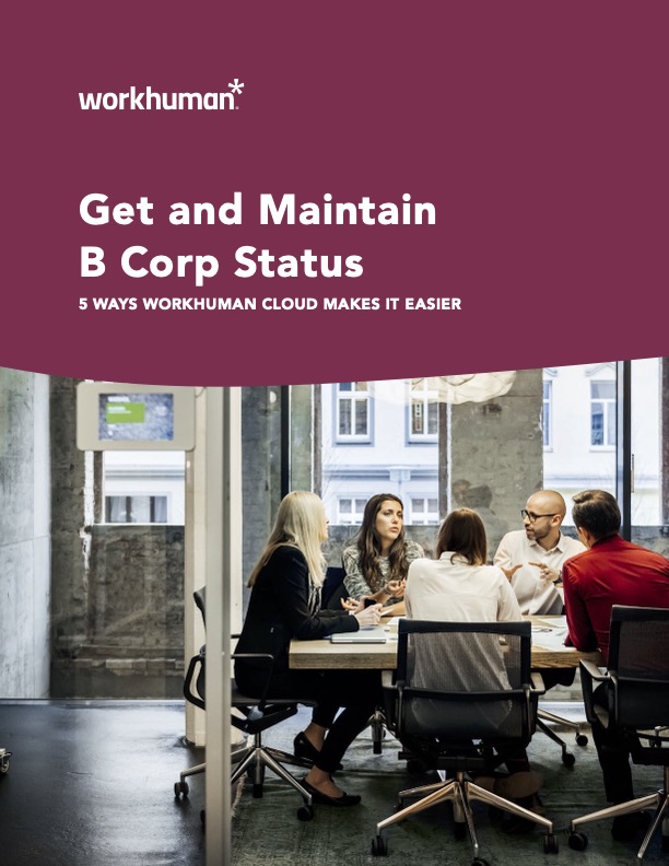 Cover image for the report, "Get and Maintain B Corp Status"