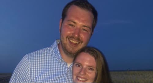 photo of a smiling man and woman