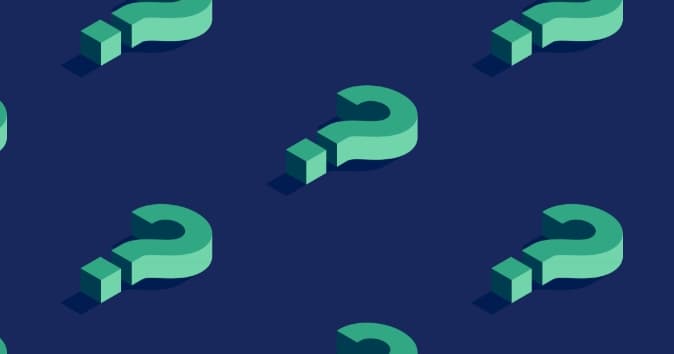 skip level meeting questions featured image showing a Grid of question marks