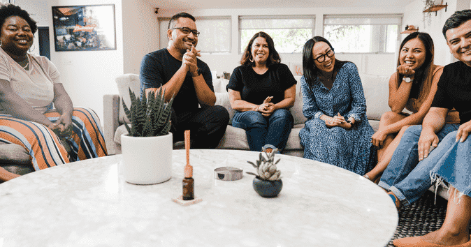 facilitator talks about exclusive language and speaking inclusively