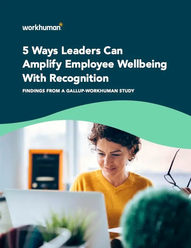 EMEA_5 Ways Leaders Can Amplify Employee Wellbeing with Recognition_CoverImage