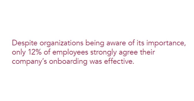 what employees think about organization onboarding process