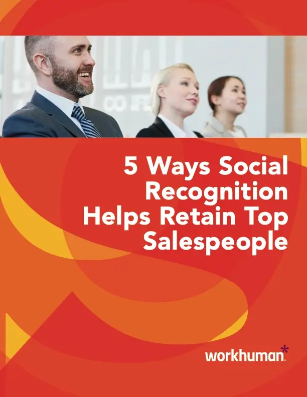 5 Ways Social Recognition Helps Retain Top Salespeople_CoverImage