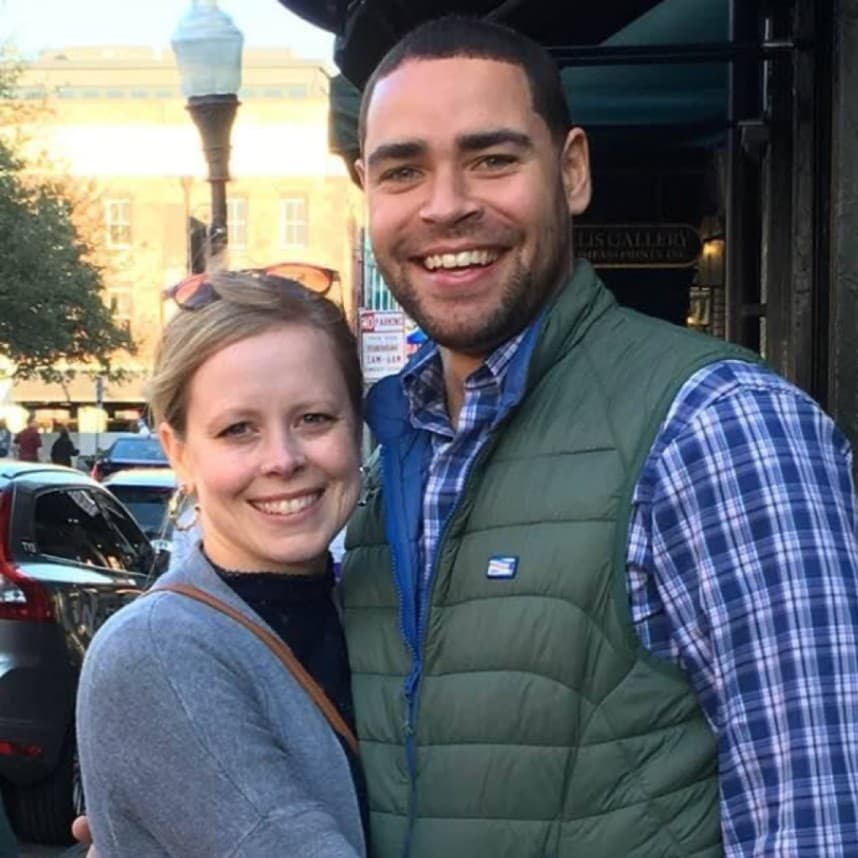 Miguel with wife