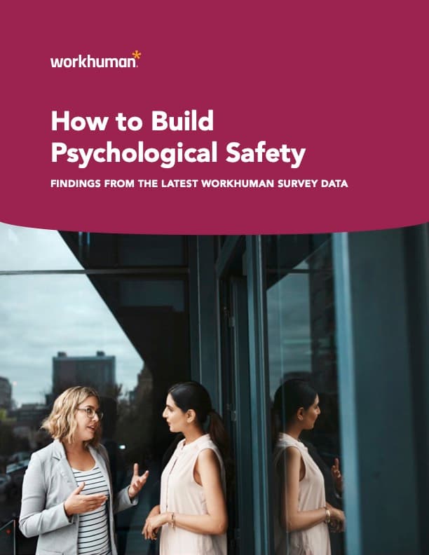 Cover image for the report, "How to Build Psychological Safety"