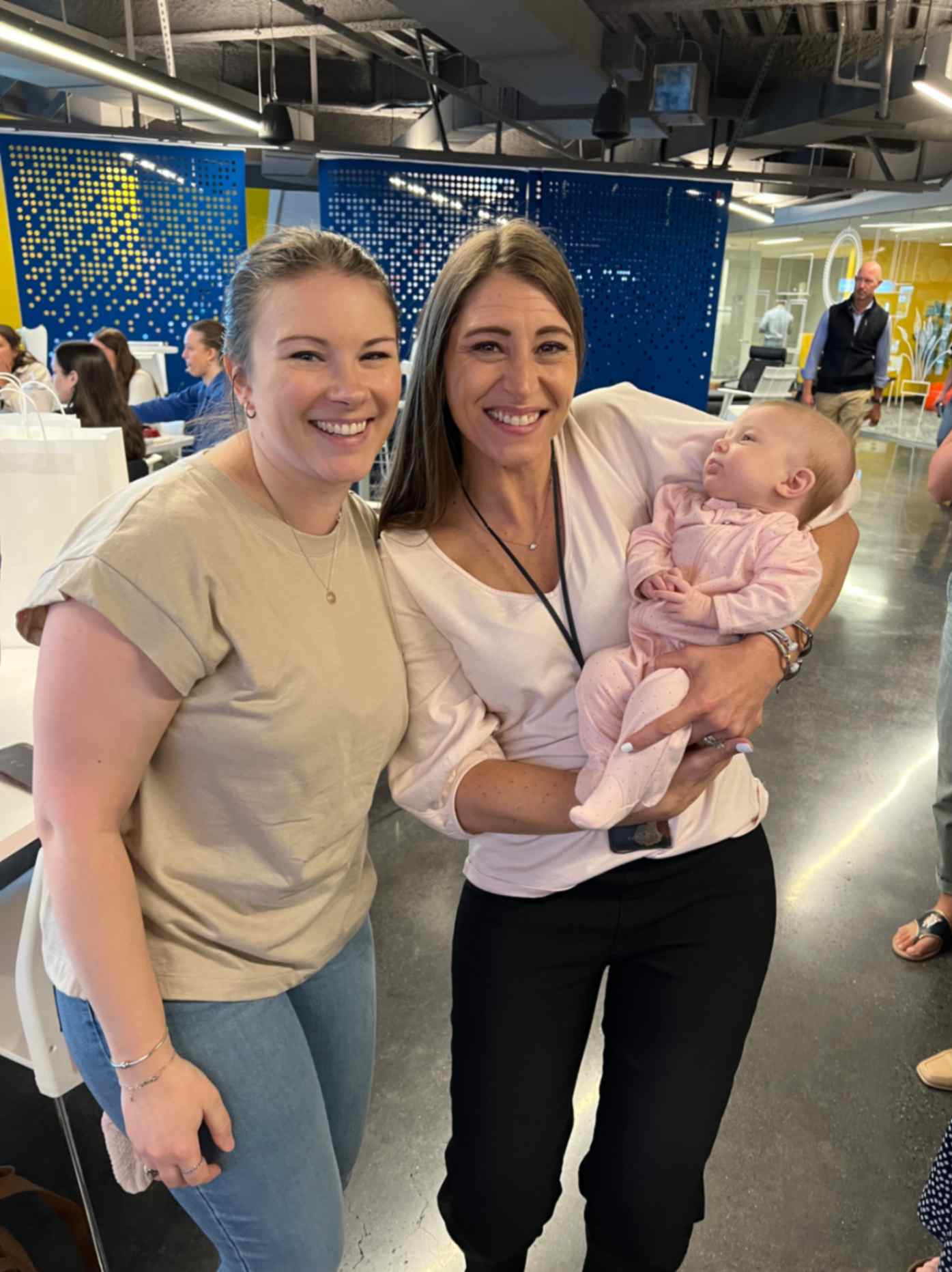 Two females and a baby girl