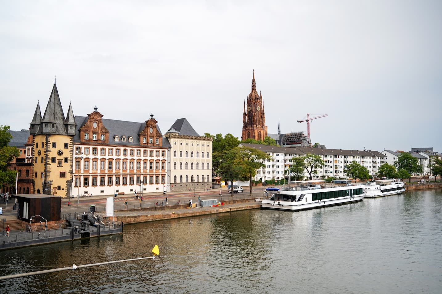 a german town on a riverbank