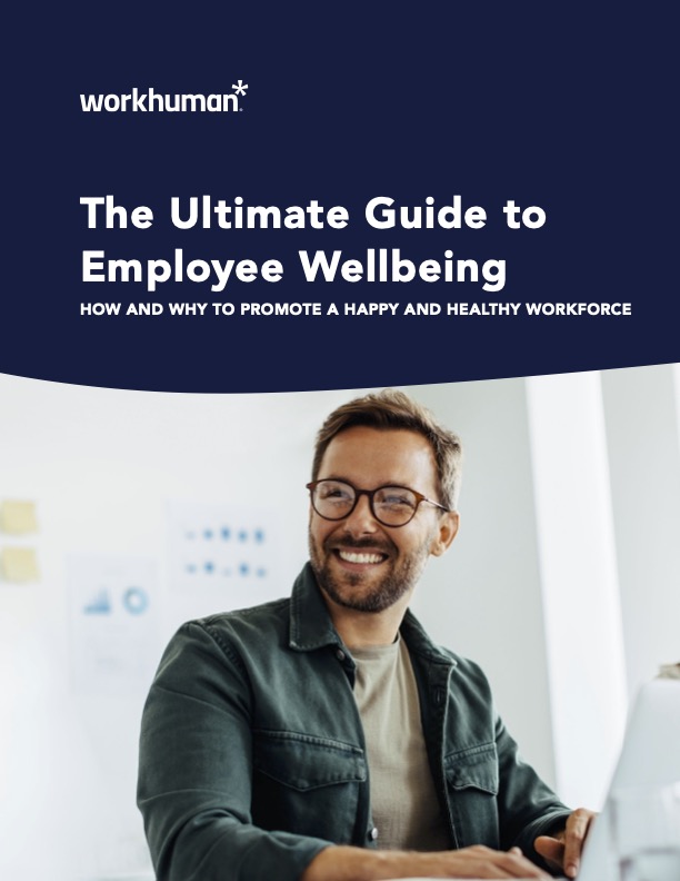 cover for the report, "The Ultimate Guide to Employee Wellbeing"