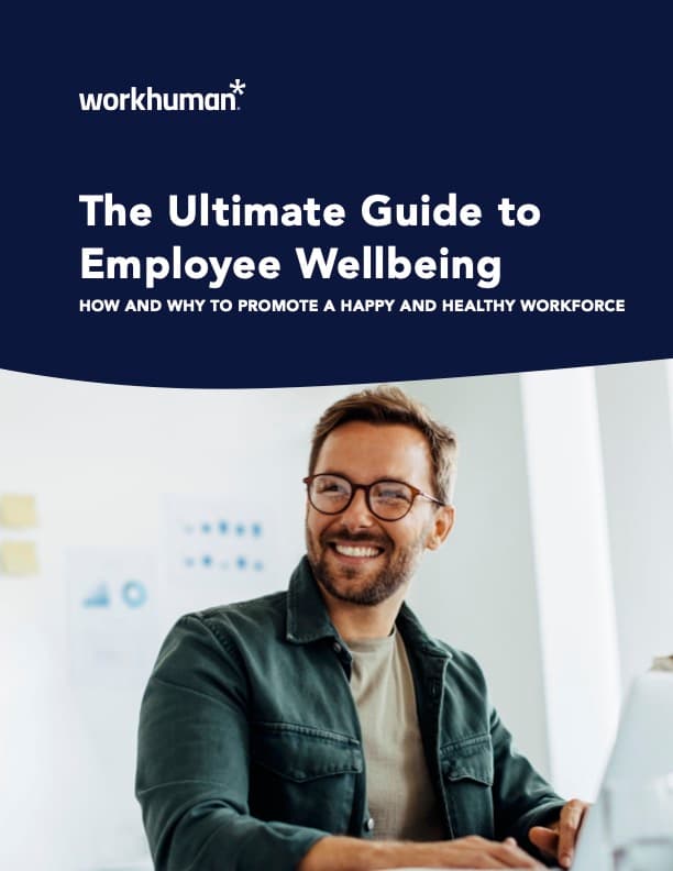 cover for the report, "The Ultimate Guide to Employee Wellbeing"
