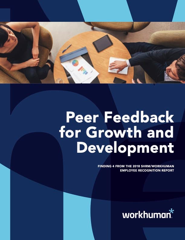 cover image for the report, "Peer Feedback for Growth and Development"