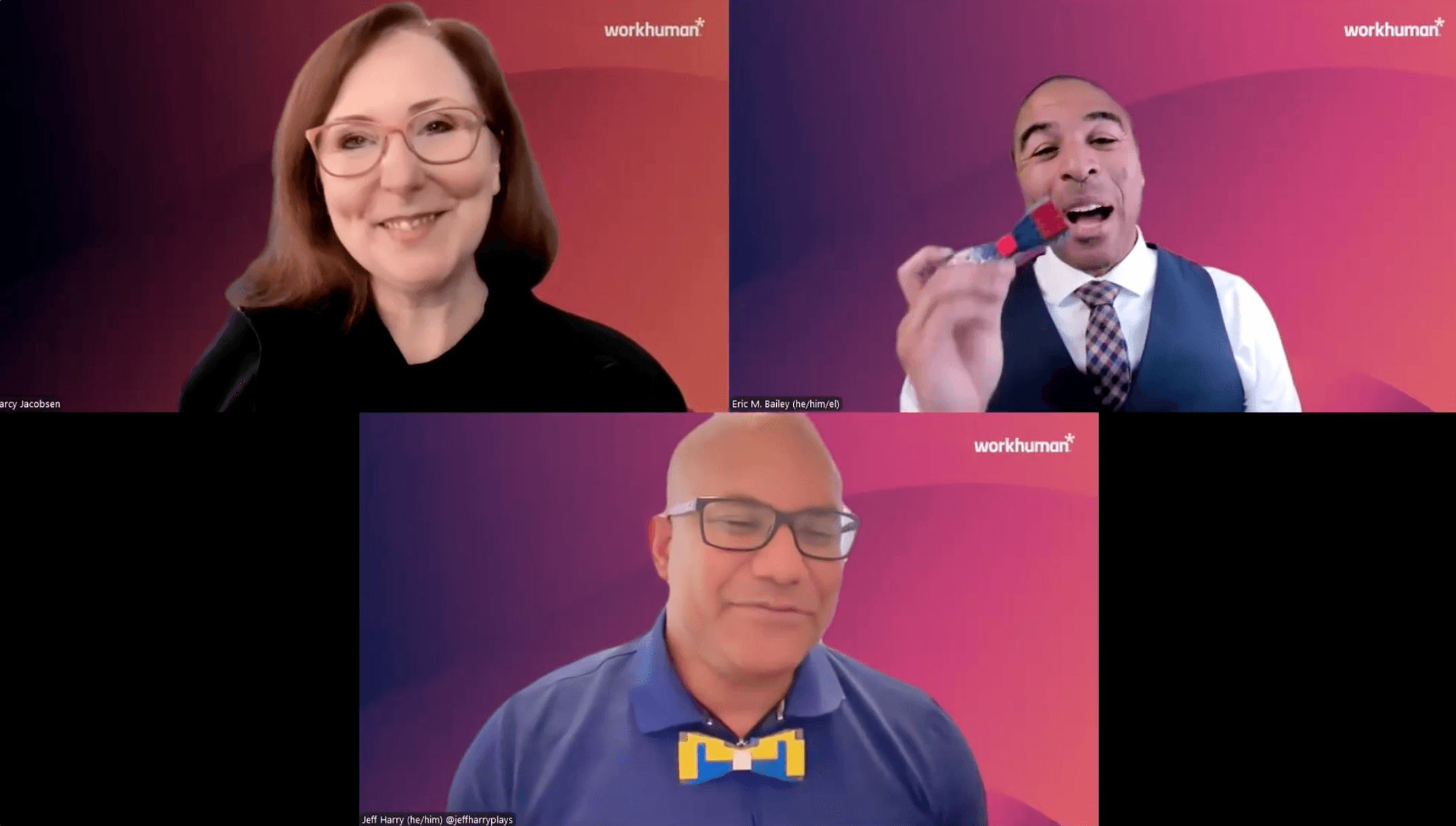 Eric M. Bailey and Jeff Harry join Darcy Jacobsen for our webinar: Human-Centered Leadership: Transformation Through Creativity and Connection
