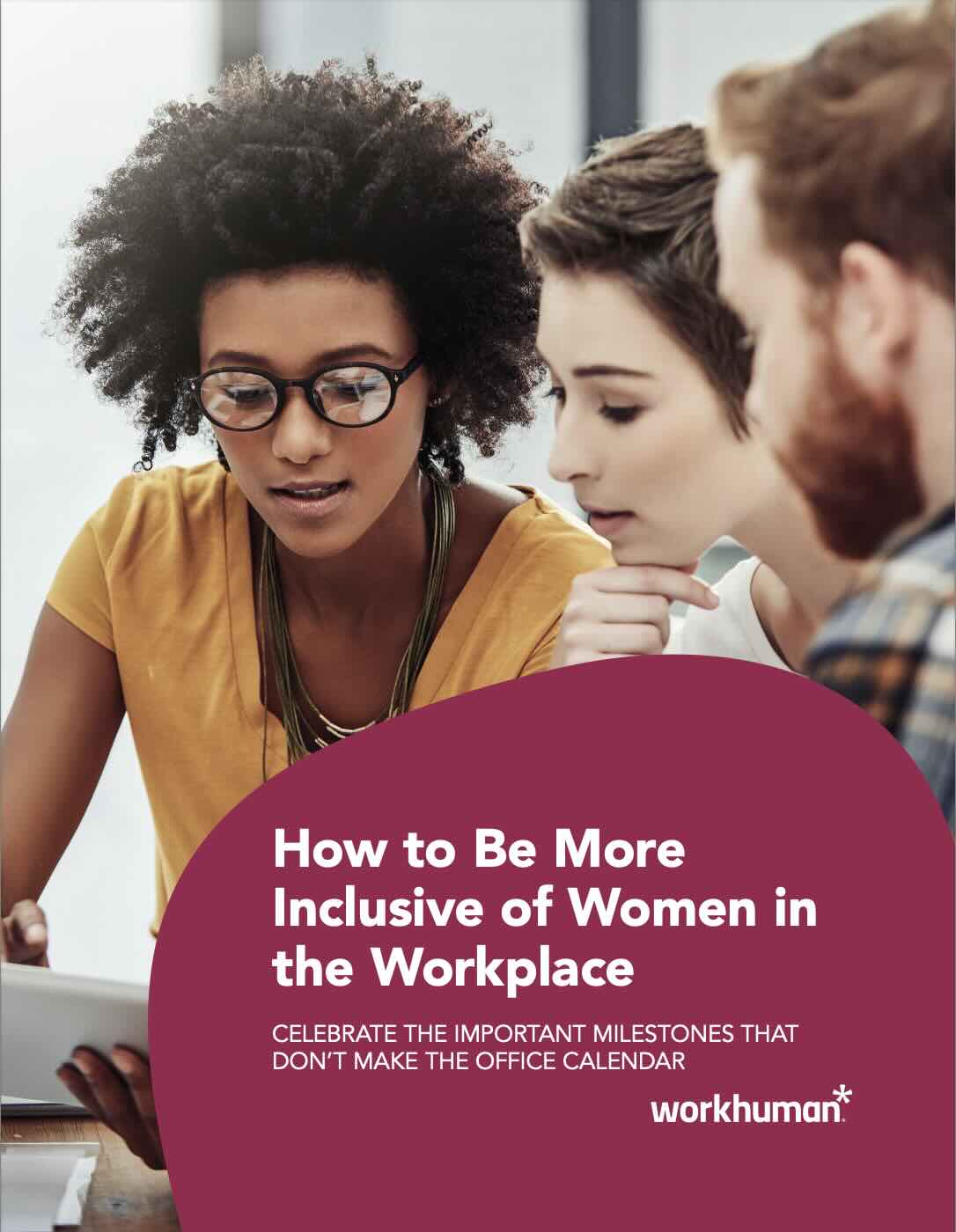 Cover image for report, "How to Be More Inclusive of Women in the Workplace"