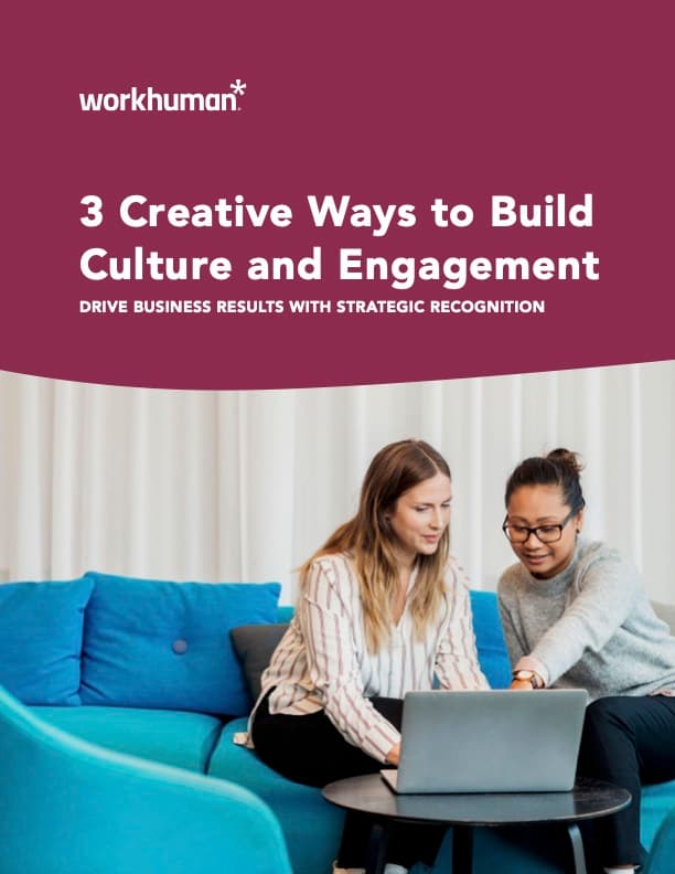cover image for the "3 Creative Ways to Build Culture and Engagement" report