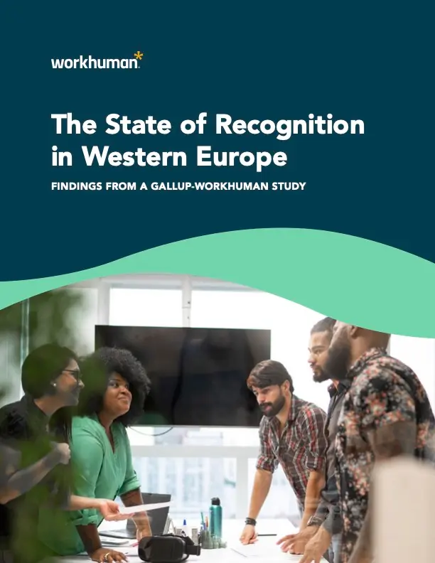 EMEA_The State of Recognition in Western Europe: Findings from the Gallup-Workhuman Report_CoverImage