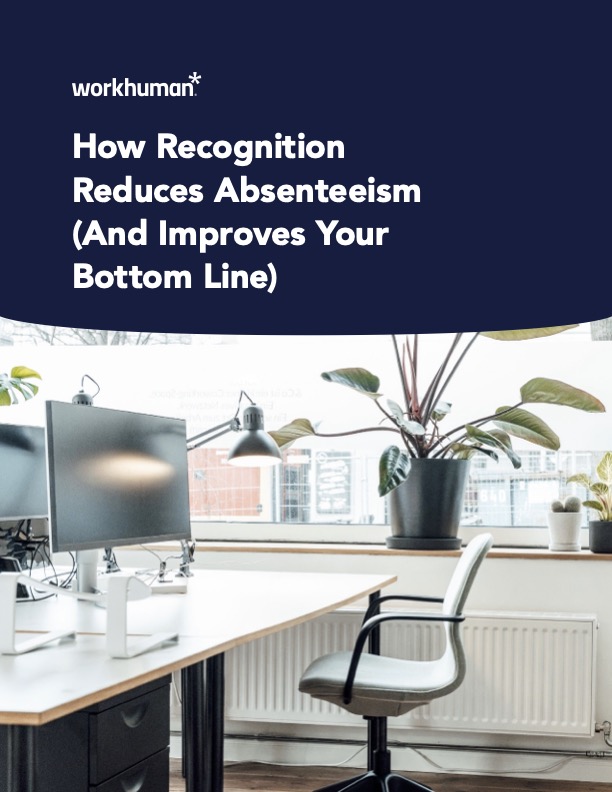 Cover of the Gallup-Workhuman report "How Recognition Reduces Absenteeism"