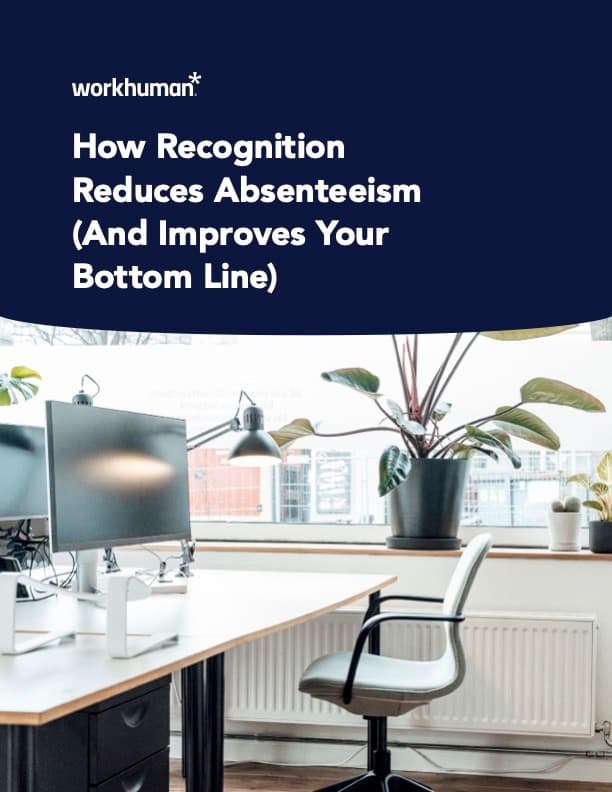 Cover of the Gallup-Workhuman report "How Recognition Reduces Absenteeism"