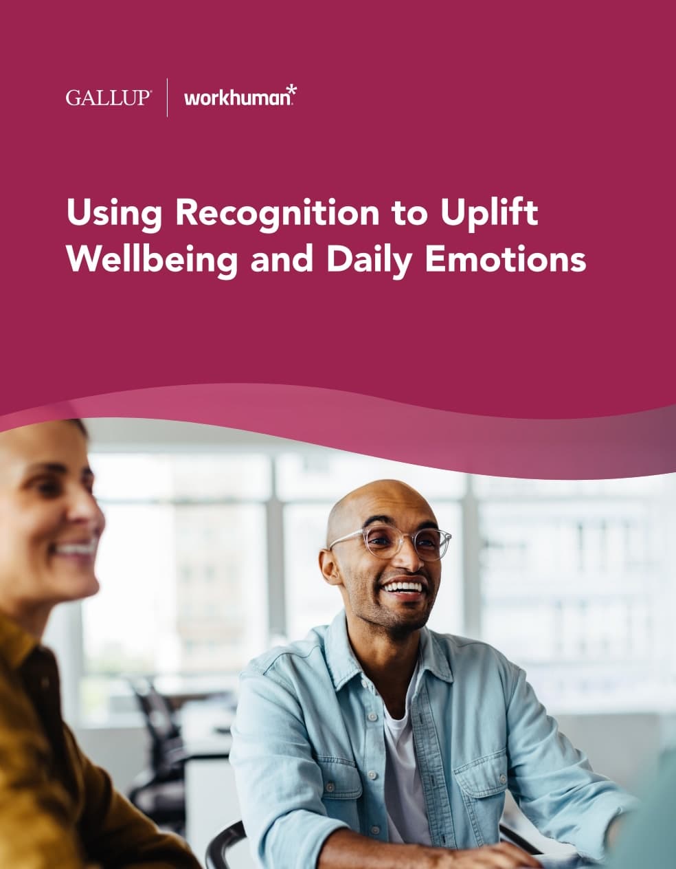 PDF cover image for Using Recognition to Uplift Wellbeing and Daily Emotions Gallup report