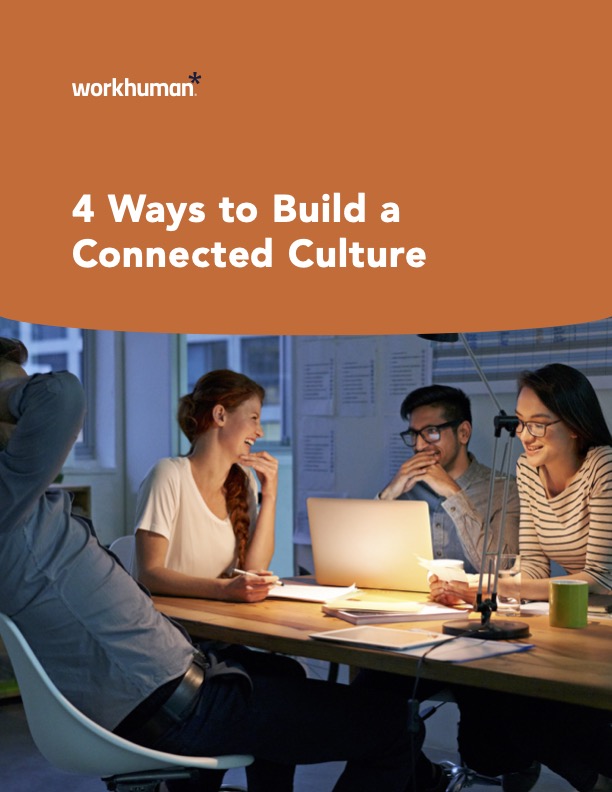 Cover page of the report "4 Ways to Build a Connected Culture"