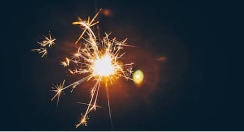 community celebrations with fireworks