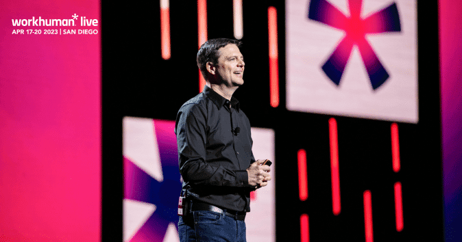 eric mosley speaking at Workhuman Live 2023