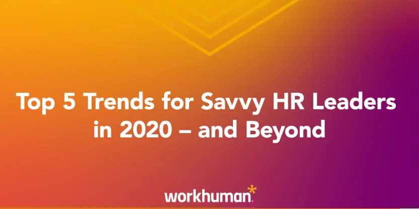 Webinar_Top 5 Trends for Savvy HR Leaders in 2020 and Beyond_Featured Image