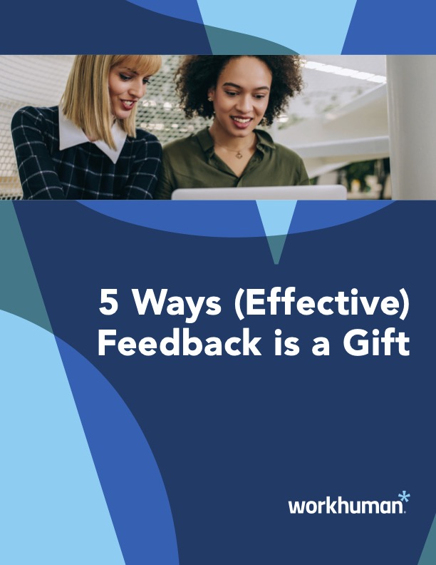cover image for the report, "5 Ways Feedback is a Gift"