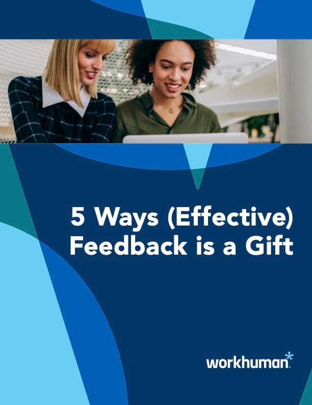 cover image for the report, "5 Ways Feedback is a Gift"