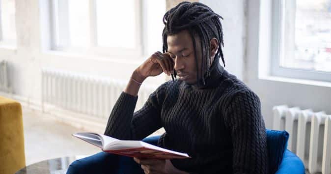 person reading