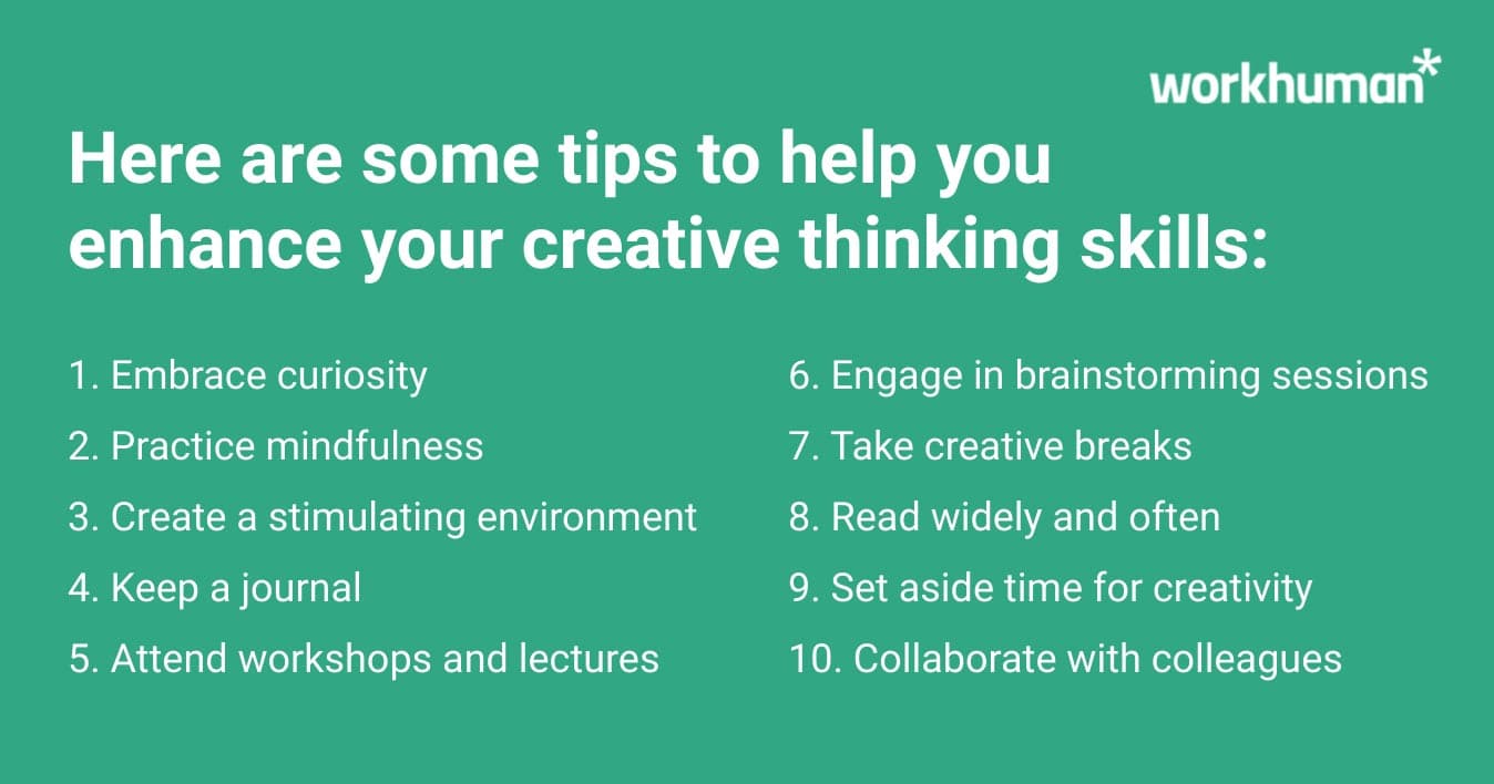 Tips for boosting creativity thinking skills
