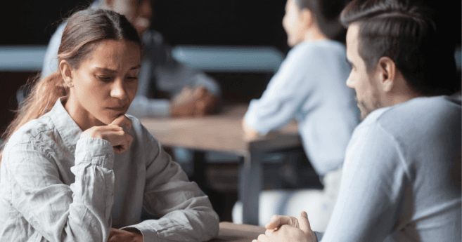 meeting with team members to mitigate disengagement